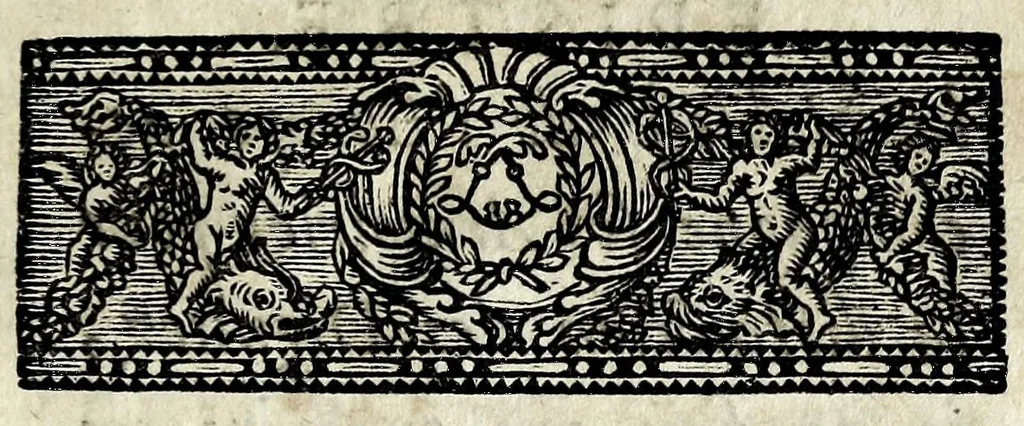 An illustration from Origine des ornemens des armoiries, 1680, leaf 9