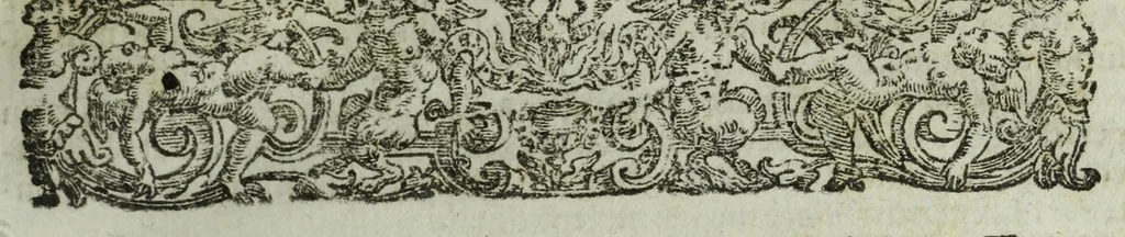 An illustration from Origine e fatti delle famiglie illustri d'Italia, 1670, leaf 19