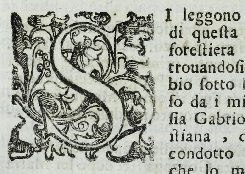 An illustration from Origine e fatti delle famiglie illustri d'Italia, 1670, leaf 592