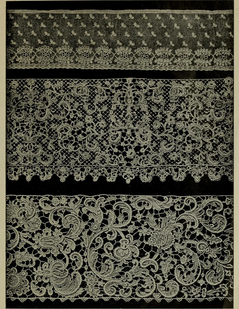An illustration from Origines de la dentelle de Venise et l'ecole de Burano, 1907, leaf 22
