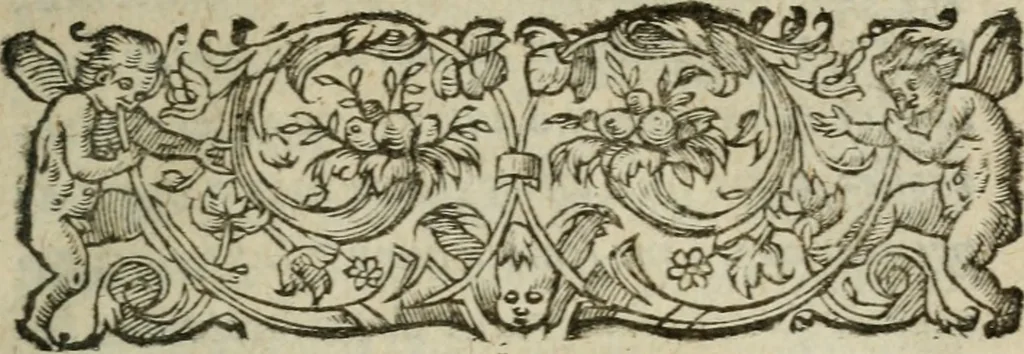 An illustration from Origines des dignitez et magistrats de France, 1606, leaf 10
