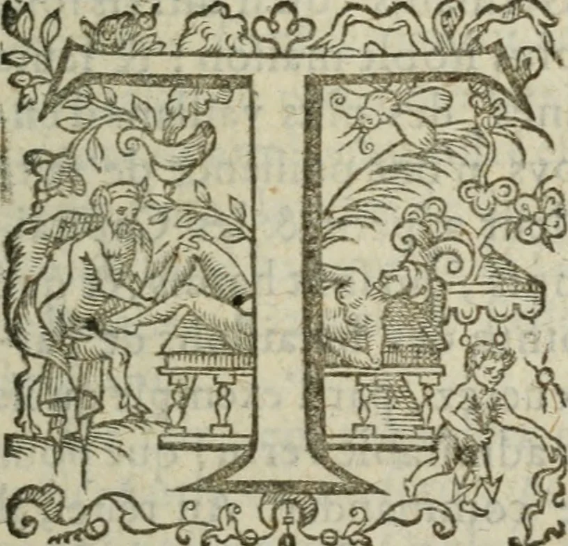 An illustration from Origines des dignitez et magistrats de France, 1606, leaf 26