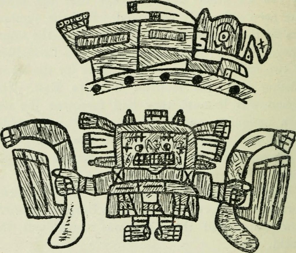 An illustration from The origin and evolution of freemasonry connected with the origin and evolution of the human race, 1920, leaf 167
