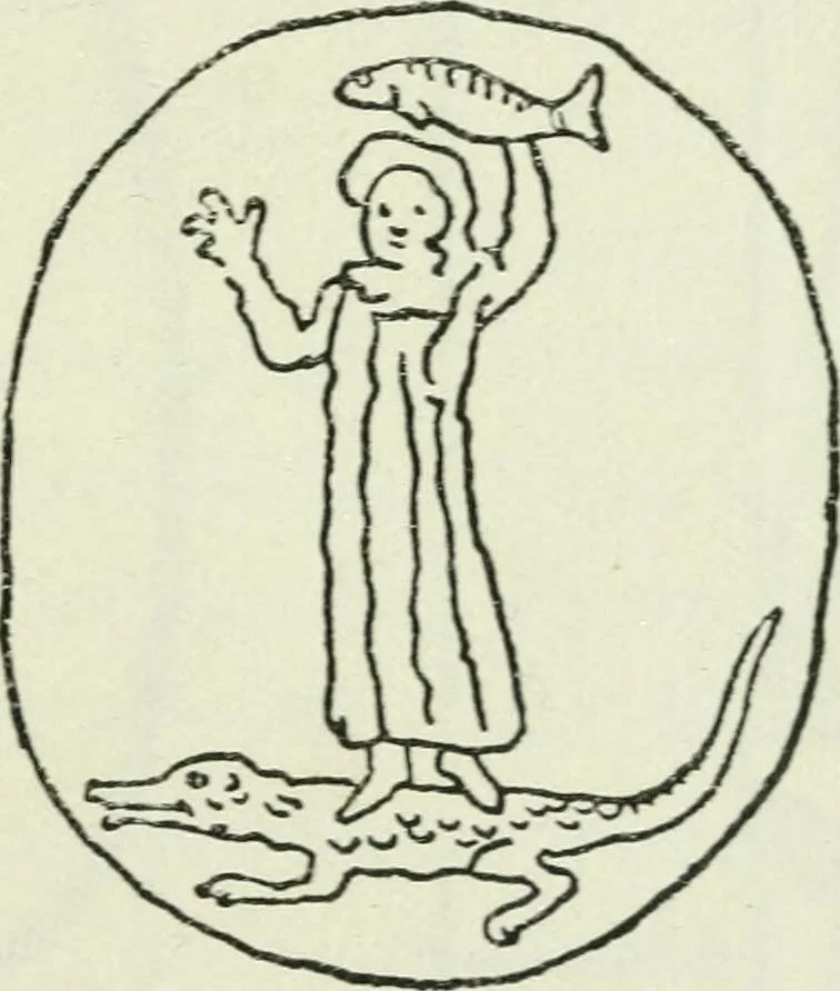 An illustration from The origin and evolution of freemasonry connected with the origin and evolution of the human race, 1920, leaf 200