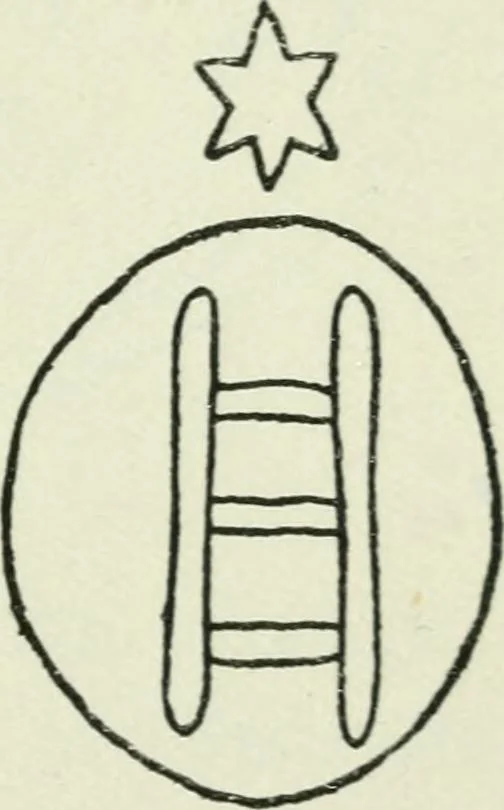 An illustration from The origin and evolution of freemasonry connected with the origin and evolution of the human race, 1920, leaf 208