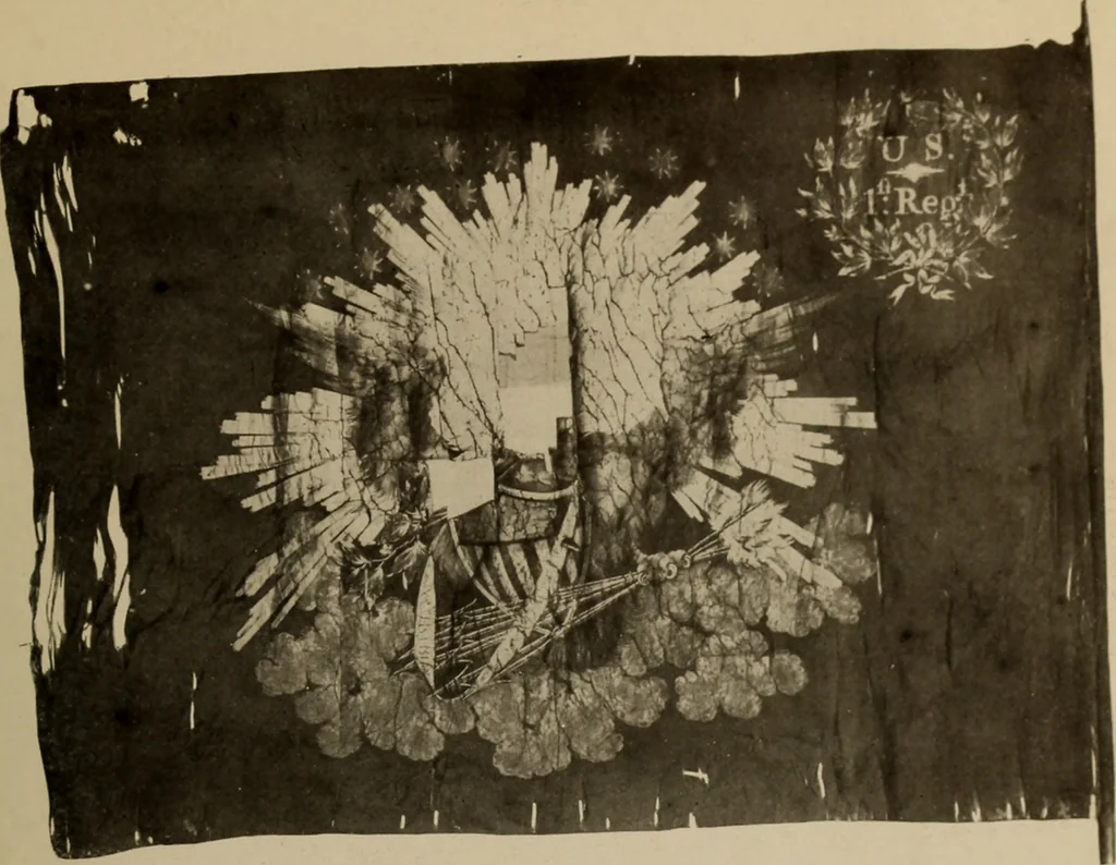 An illustration from The origin and evolution of the United States flag;, 1915, leaf 20