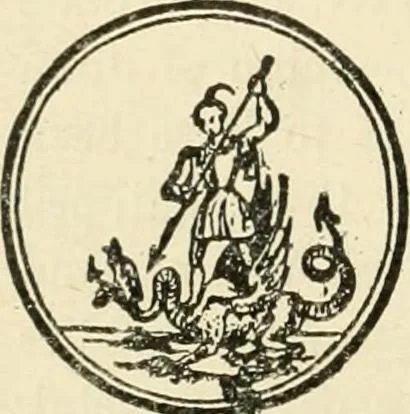 An illustration from Origin and history of the American flag and of the naval and yacht-club signals, seals and arms, and principal national songs of the United States, with a chronicle of the symbols, standards, banners, and flags of ancient and modern nations, 1917, leaf 103