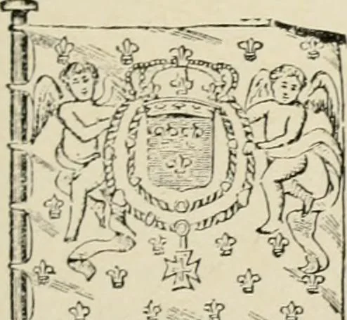 An illustration from Origin and history of the American flag and of the naval and yacht-club signals, seals and arms, and principal national songs of the United States, with a chronicle of the symbols, standards, banners, and flags of ancient and modern nations, 1917, leaf 140