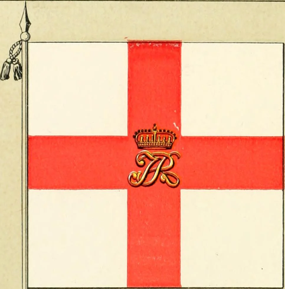 An illustration from Origin and history of the American flag and of the naval and yacht-club signals, seals and arms, and principal national songs of the United States, with a chronicle of the symbols, standards, banners, and flags of ancient and modern nations, 1917, leaf 191