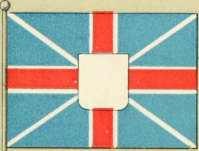 An illustration from Origin and history of the American flag and of the naval and yacht-club signals, seals and arms, and principal national songs of the United States, with a chronicle of the symbols, standards, banners, and flags of ancient and modern nations, 1917, leaf 191