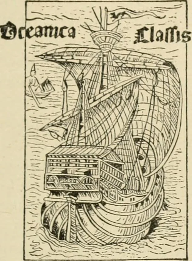 An illustration from Origin and history of the American flag and of the naval and yacht-club signals, seals and arms, and principal national songs of the United States, with a chronicle of the symbols, standards, banners, and flags of ancient and modern nations, 1917, leaf 204
