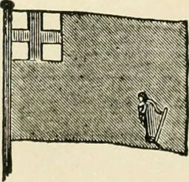 An illustration from Origin and history of the American flag and of the naval and yacht-club signals, seals and arms, and principal national songs of the United States, with a chronicle of the symbols, standards, banners, and flags of ancient and modern nations, 1917, leaf 223