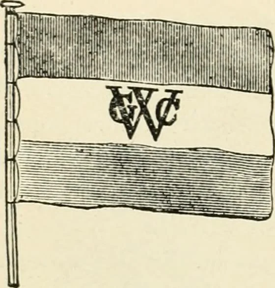 An illustration from Origin and history of the American flag and of the naval and yacht-club signals, seals and arms, and principal national songs of the United States, with a chronicle of the symbols, standards, banners, and flags of ancient and modern nations, 1917, leaf 261