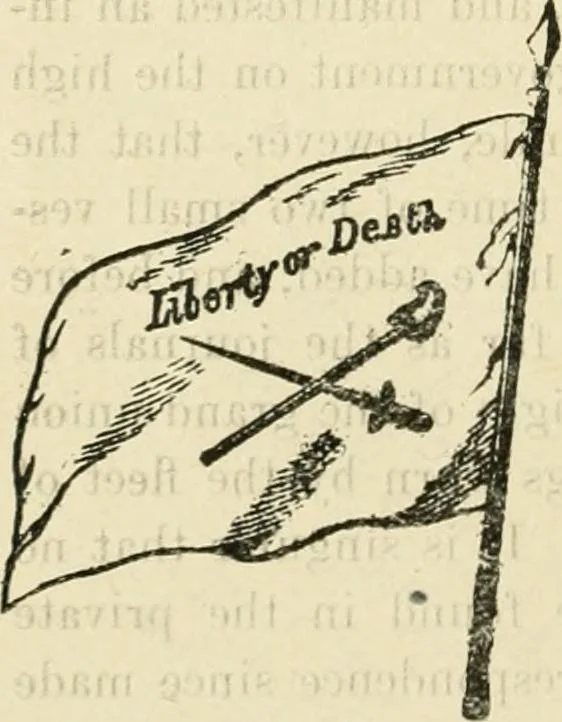 An illustration from Origin and history of the American flag and of the naval and yacht-club signals, seals and arms, and principal national songs of the United States, with a chronicle of the symbols, standards, banners, and flags of ancient and modern nations, 1917, leaf 283