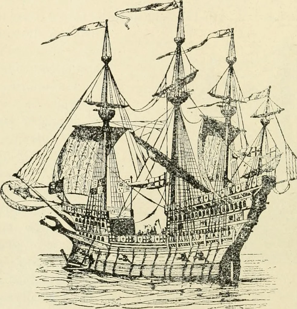 An illustration from Origin and history of the American flag and of the naval and yacht-club signals, seals and arms, and principal national songs of the United States, with a chronicle of the symbols, standards, banners, and flags of ancient and modern nations, 1917, leaf 63