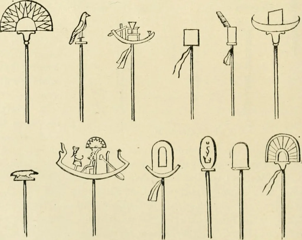 An illustration from Origin and history of the American flag and of the naval and yacht-club signals, seals and arms, and principal national songs of the United States, with a chronicle of the symbols, standards, banners, and flags of ancient and modern nations, 1917, leaf 81