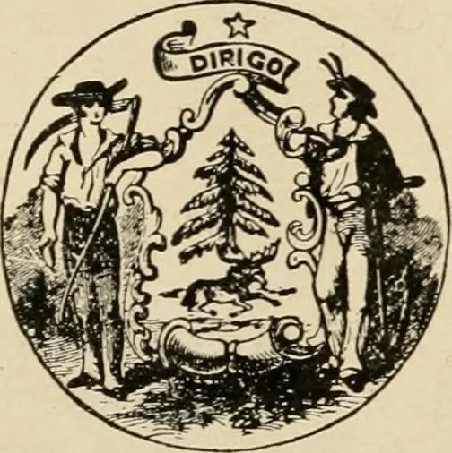 An illustration from Origin and history of the American flag and of the naval and yacht-club signals, seals and arms, and principal national songs of the United States, with a chronicle of the symbols, standards, banners, and flags of ancient and modern nations, 1917, leaf 225
