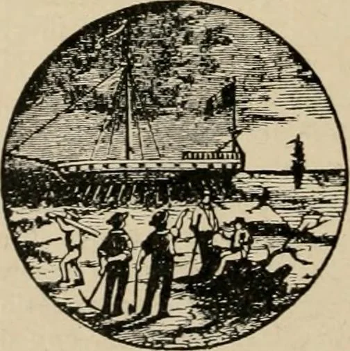 An illustration from Origin and history of the American flag and of the naval and yacht-club signals, seals and arms, and principal national songs of the United States, with a chronicle of the symbols, standards, banners, and flags of ancient and modern nations, 1917, leaf 225