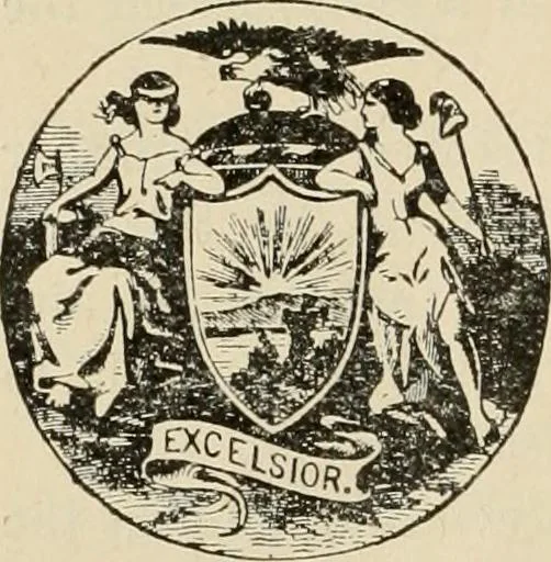 An illustration from Origin and history of the American flag and of the naval and yacht-club signals, seals and arms, and principal national songs of the United States, with a chronicle of the symbols, standards, banners, and flags of ancient and modern nations, 1917, leaf 233