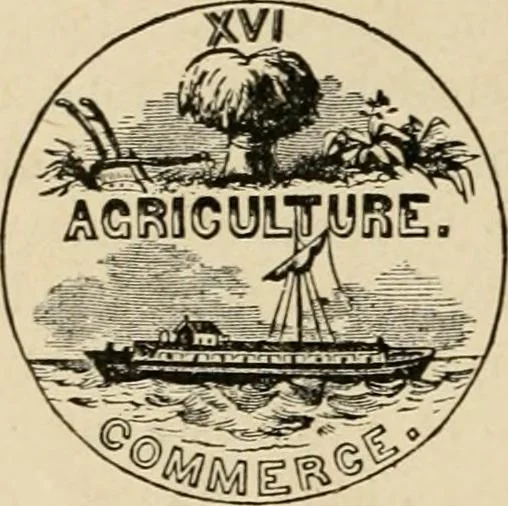 An illustration from Origin and history of the American flag and of the naval and yacht-club signals, seals and arms, and principal national songs of the United States, with a chronicle of the symbols, standards, banners, and flags of ancient and modern nations, 1917, leaf 257
