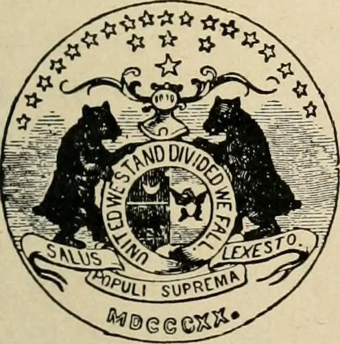 An illustration from Origin and history of the American flag and of the naval and yacht-club signals, seals and arms, and principal national songs of the United States, with a chronicle of the symbols, standards, banners, and flags of ancient and modern nations, 1917, leaf 264