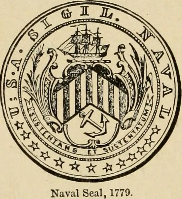 An illustration from Origin and history of the American flag and of the naval and yacht-club signals, seals and arms, and principal national songs of the United States, with a chronicle of the symbols, standards, banners, and flags of ancient and modern nations, 1917, leaf 321