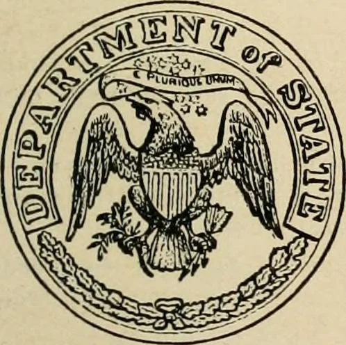 An illustration from Origin and history of the American flag and of the naval and yacht-club signals, seals and arms, and principal national songs of the United States, with a chronicle of the symbols, standards, banners, and flags of ancient and modern nations, 1917, leaf 322