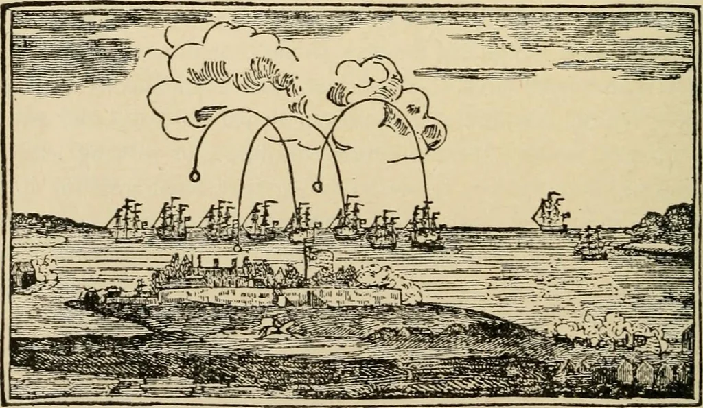 An illustration from Origin and history of the American flag and of the naval and yacht-club signals, seals and arms, and principal national songs of the United States, with a chronicle of the symbols, standards, banners, and flags of ancient and modern nations, 1917, leaf 347