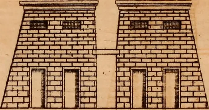 An illustration from The origin of laws, arts, and sciences, and their progress among the most ancient nations, 1775, leaf 92