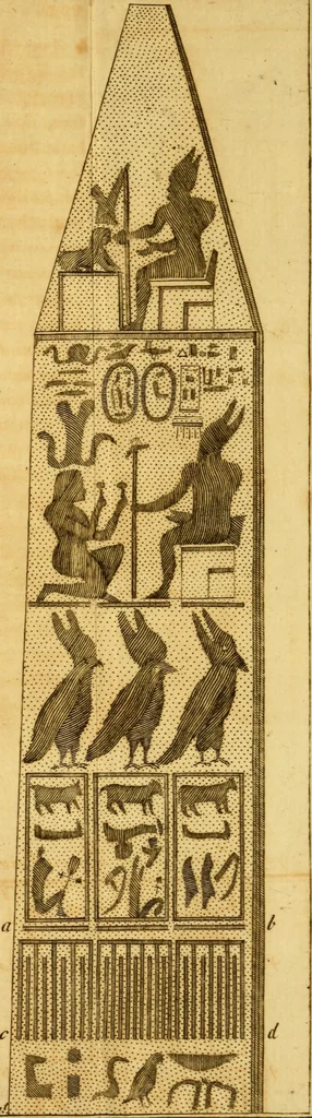 An illustration from The origin of laws, arts, and sciences : and their progress among the most ancient of nations, 1775, leaf 254