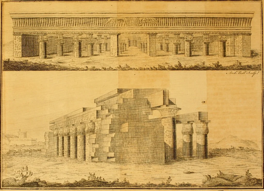 An illustration from The origin of laws, arts, and sciences : and their progress among the most ancient of nations, 1775, leaf 92