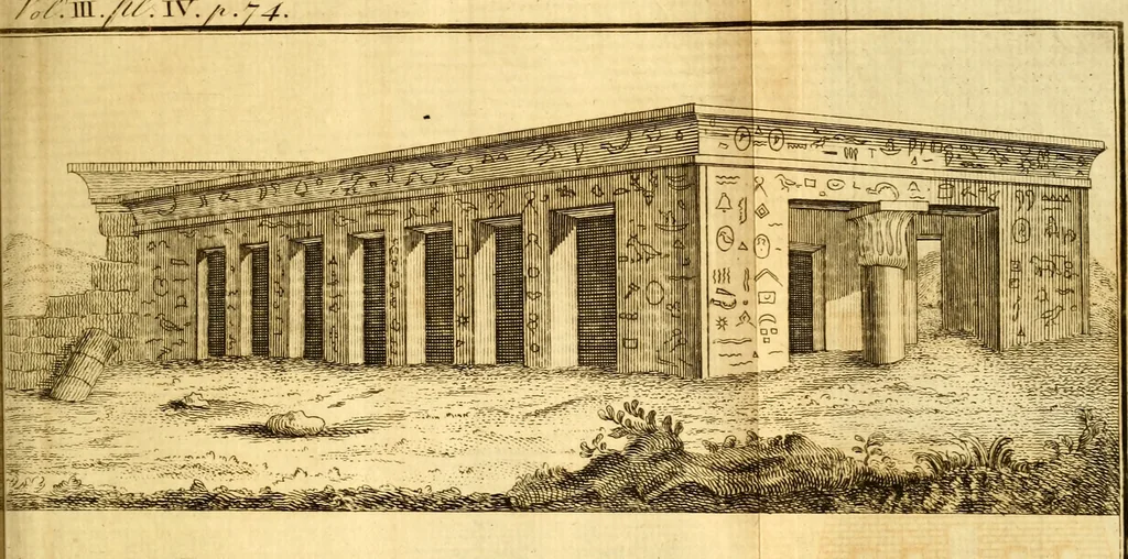 An illustration from The origin of laws, arts, and sciences : and their progress among the most ancient of nations, 1775, leaf 94