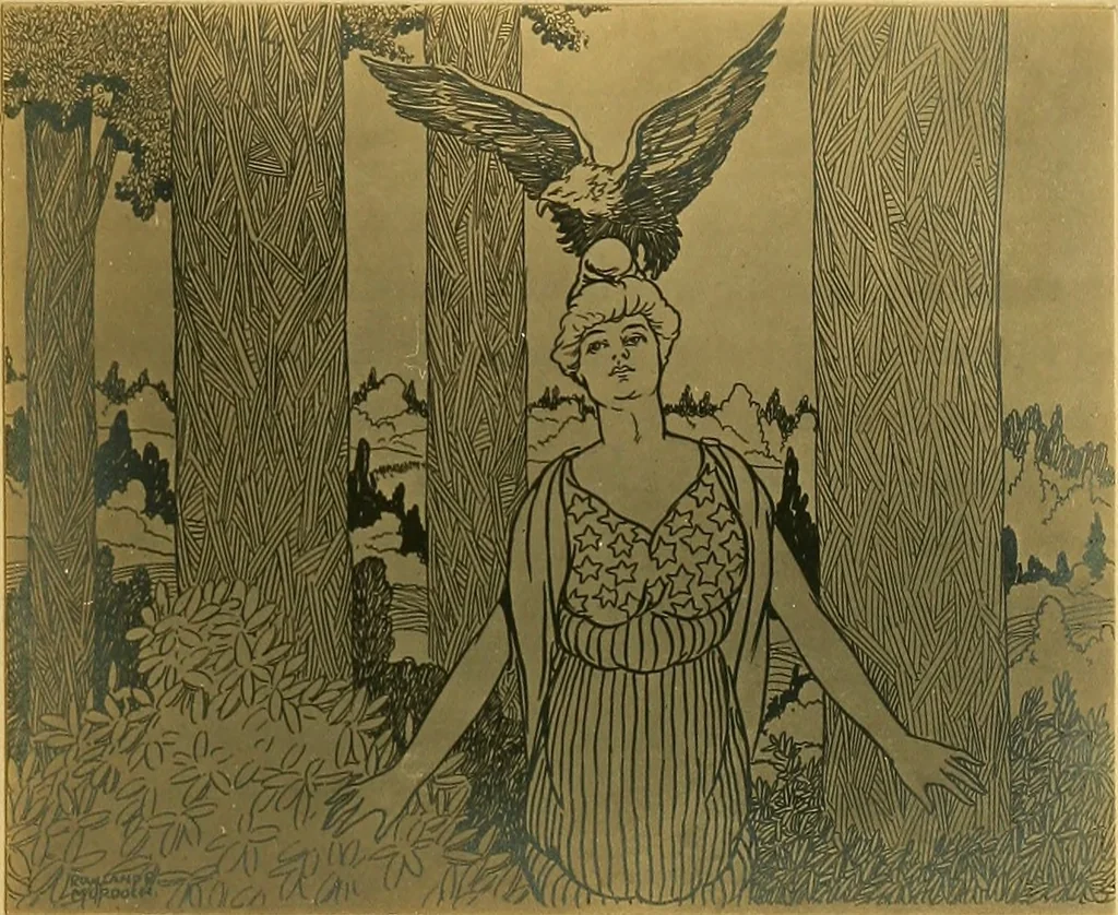 An illustration from Origin of the "stars and stripes,", 1916, leaf 16