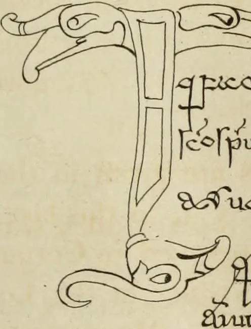 An illustration from The origin and progress of writing, as well hieroglyphic as elementary : illustrated by engravings taken from marbles, manuscripts and charters, ancient and modern : also some account of the origin and progress of printing, 1803, leaf 156