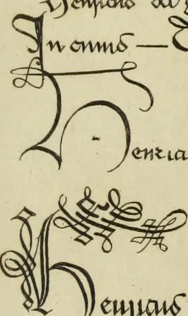 An illustration from The origin and progress of writing, as well hieroglyphic as elementary : illustrated by engravings taken from marbles, manuscripts and charters, ancient and modern : also some account of the origin and progress of printing, 1803, leaf 230
