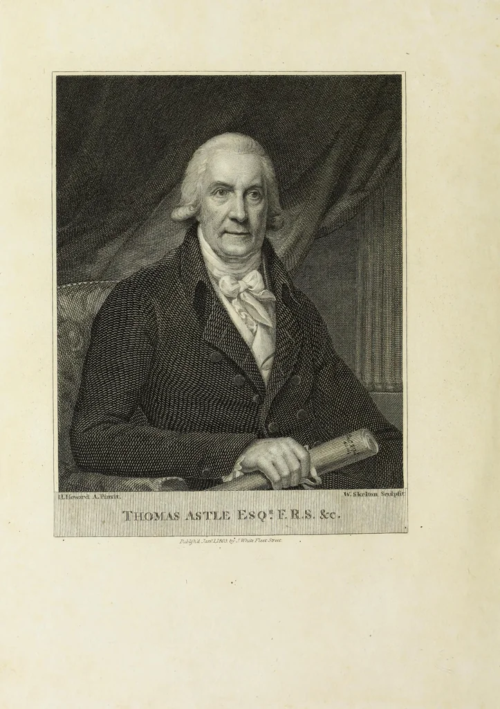 An illustration from The origin and progress of writing, as well hieroglyphic as elementary : illustrated by engravings taken from marbles, manuscripts and charters, ancient and modern : also some account of the origin and progress of printing, 1803, leaf 5