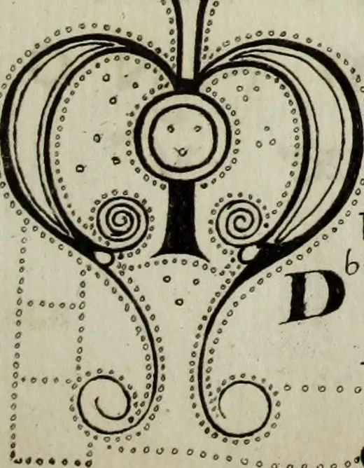An illustration from The origin and progress of writing, as well hieroglyphic as elementary, illustrated by engravings taken from marbles, manuscripts and charters, ancient and modern : also some account of the origin and progress of printing, 1784, leaf 134