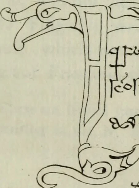 An illustration from The origin and progress of writing, as well hieroglyphic as elementary, illustrated by engravings taken from marbles, manuscripts and charters, ancient and modern : also some account of the origin and progress of printing, 1784, leaf 152