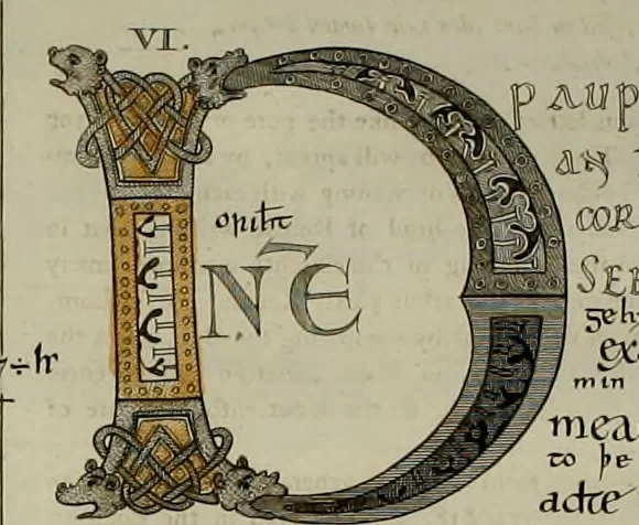 An illustration from The origin and progress of writing, as well hieroglyphic as elementary, illustrated by engravings taken from marbles, manuscripts and charters, ancient and modern : also some account of the origin and progress of printing, 1784, leaf 176