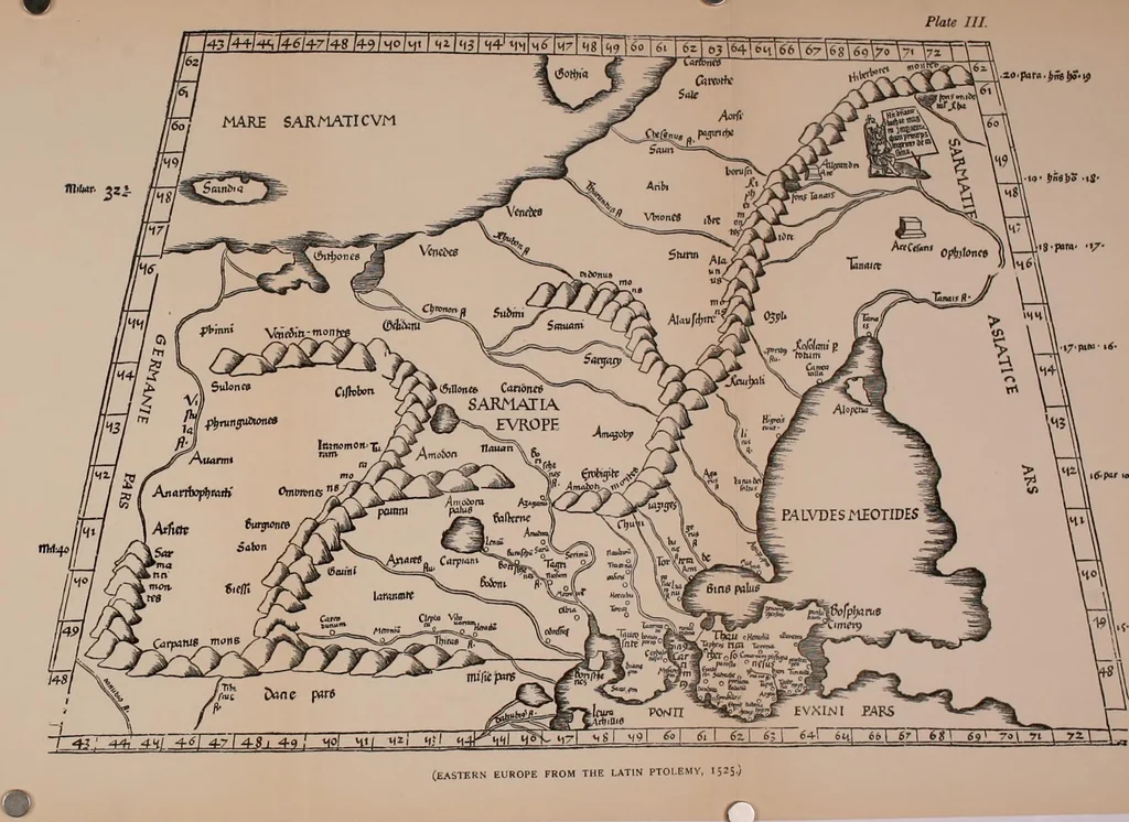 An illustration from Origins of English history, 1890, leaf 483