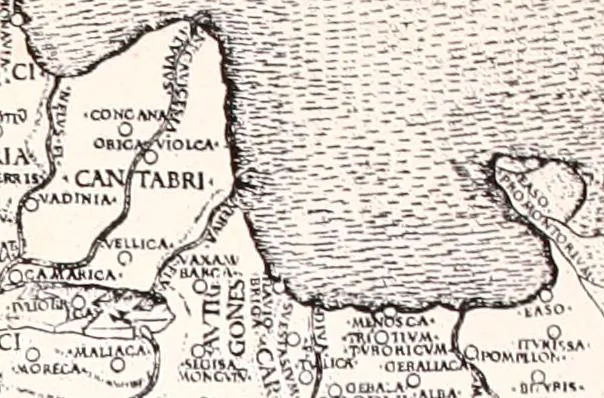An illustration from Origins of English history, 1882, leaf 482