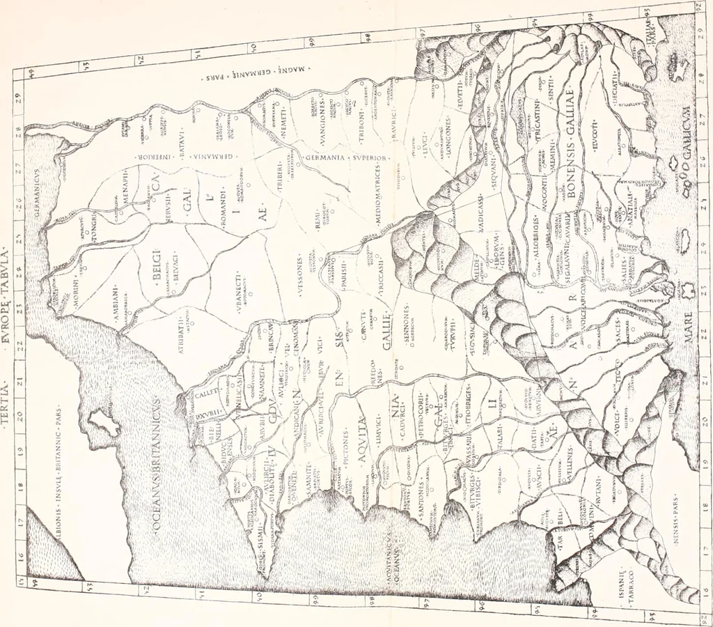 An illustration from Origins of English history, 1882, leaf 490