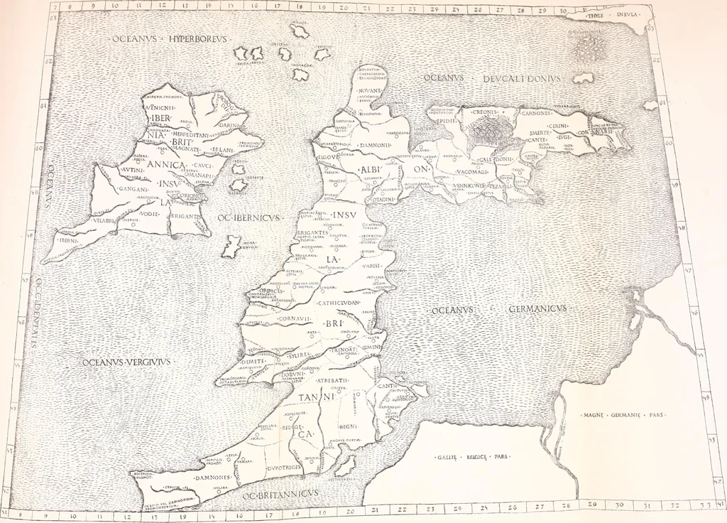 An illustration from Origins of English history, 1882, leaf 492