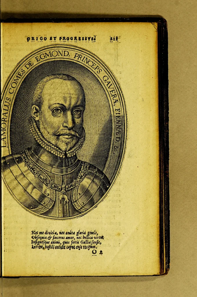 An illustration from Origo & historia belgicorum tumultuum. : Immanissimaeque crudelitatis per Cliviam & VVestphaliam patratae fidelissime conscripta & tabellis aeneis repraesentata: accedit Historia de furoribus gallicis., 1619, leaf 235