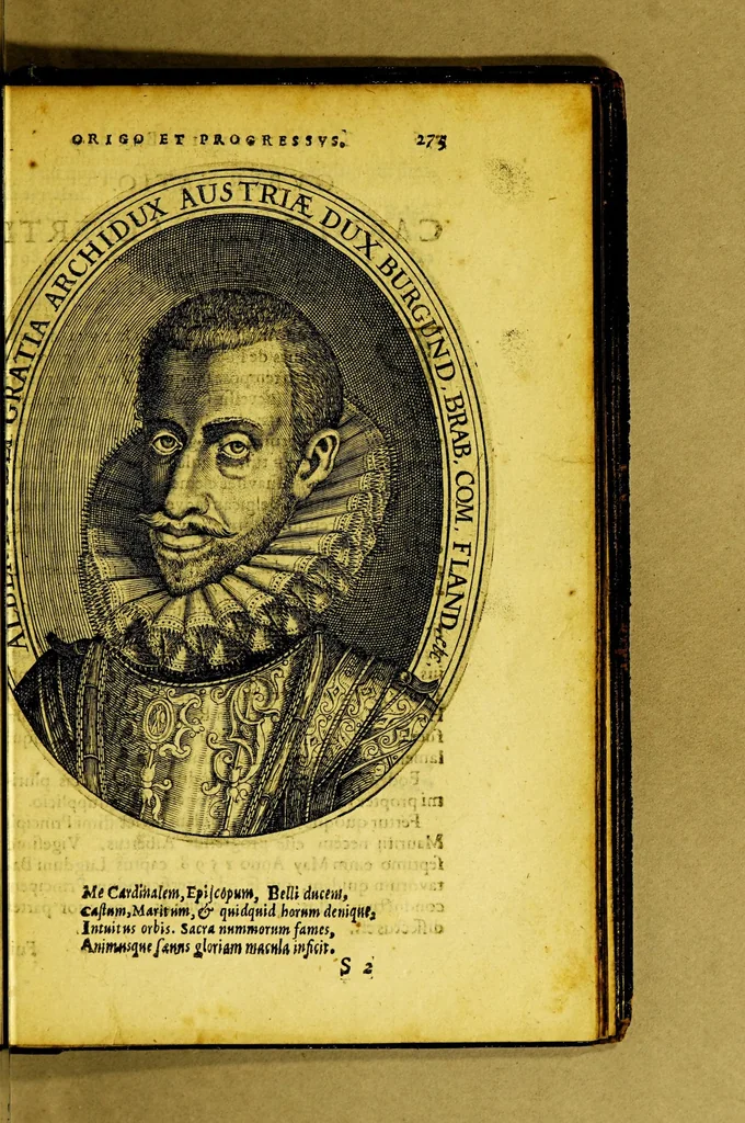 An illustration from Origo & historia belgicorum tumultuum. : Immanissimaeque crudelitatis per Cliviam & VVestphaliam patratae fidelissime conscripta & tabellis aeneis repraesentata: accedit Historia de furoribus gallicis., 1619, leaf 303