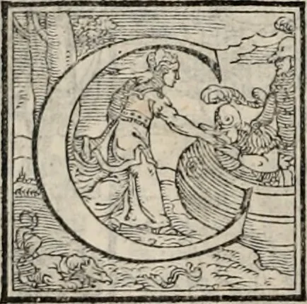 An illustration from Orlando furioso. /, 1556, leaf 107