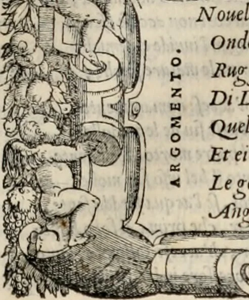 An illustration from Orlando furioso. /, 1556, leaf 116