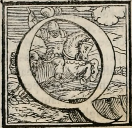 An illustration from Orlando furioso. /, 1556, leaf 17