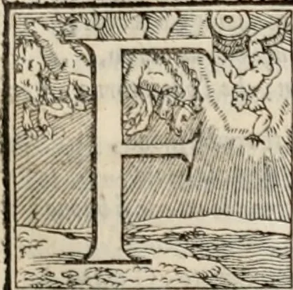 An illustration from Orlando furioso. /, 1556, leaf 172