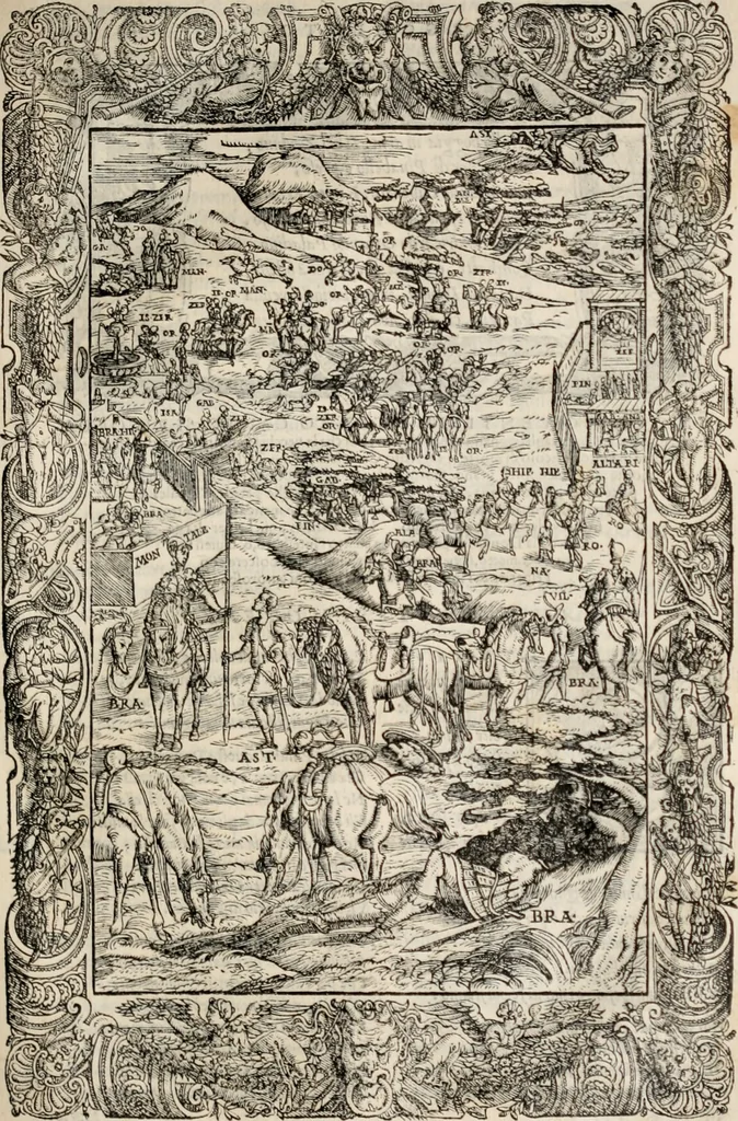 An illustration from Orlando furioso. /, 1556, leaf 270